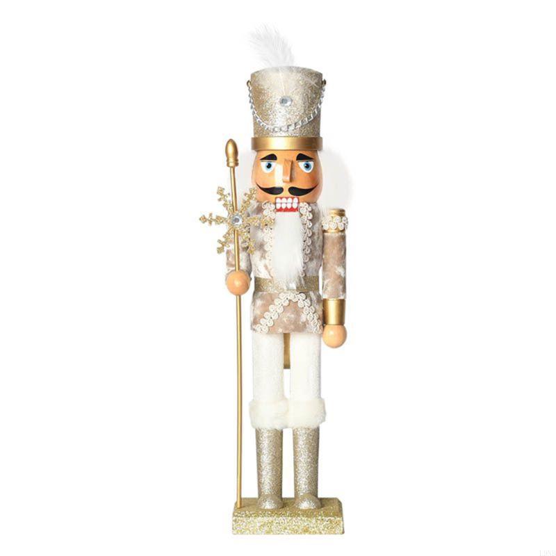 Nutcracker Figurine - L9NB Desktop Ornament Wooden Notencracker voor