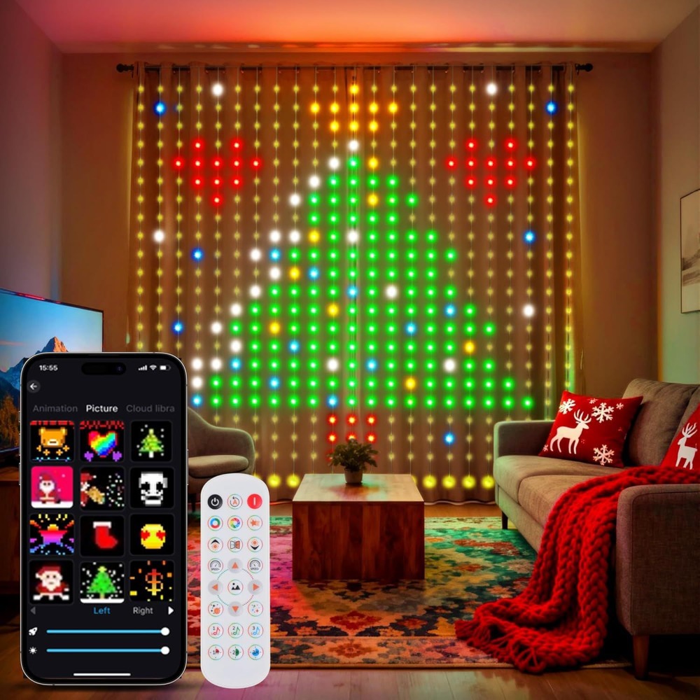 Christmas Lights Outdoor - 2026 Kerstverlichting DIY Patroon App Besturing