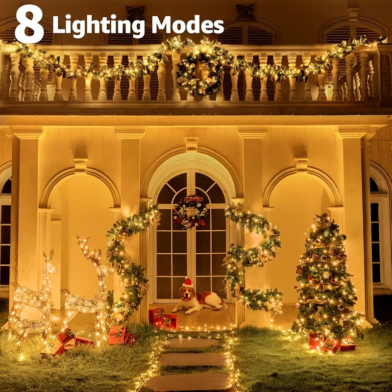 Kerstverlichtingssnoer 8 Licht - Christmas Lights Outdoor recensie en prijs