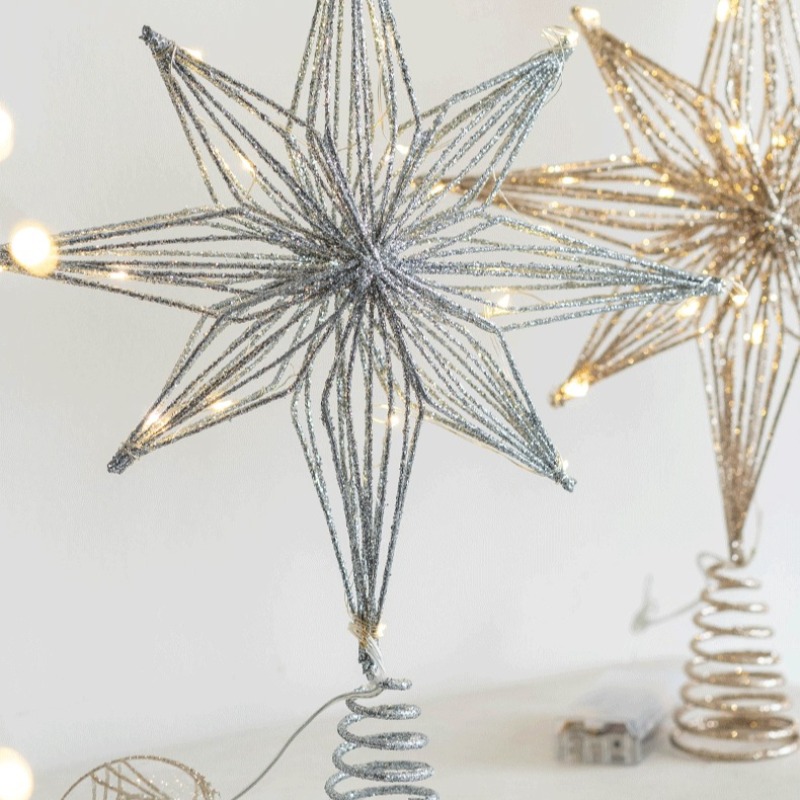 Kerstdecoratie IJzeren Kerstbo - Star Tree Topper recensie en prijs