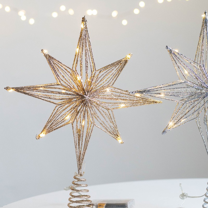 Kerstdecoratie IJzeren Kerstbo - Star Tree Topper recensie en prijs