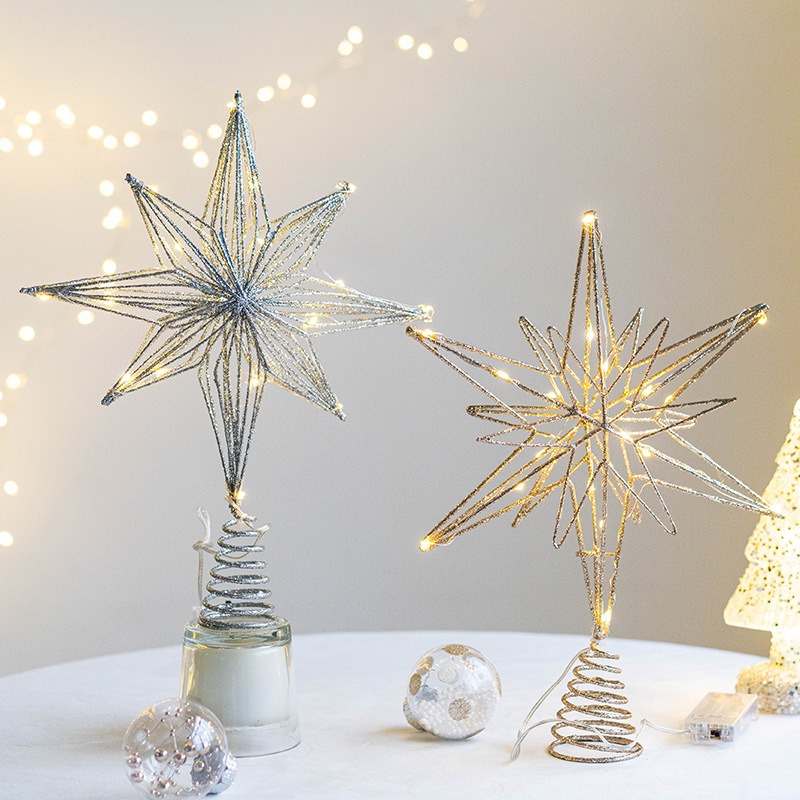 Kerstdecoratie IJzeren Kerstbo - Star Tree Topper recensie en prijs