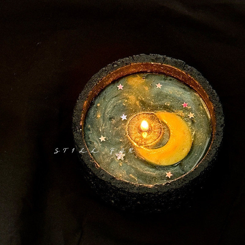 Smeltende Maan Geurende Kaars  - Holiday Candle Set recensie en prijs