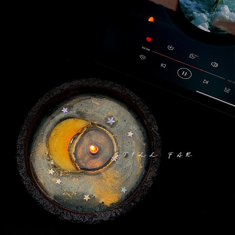 Smeltende Maan Geurende Kaars  - Holiday Candle Set recensie en prijs