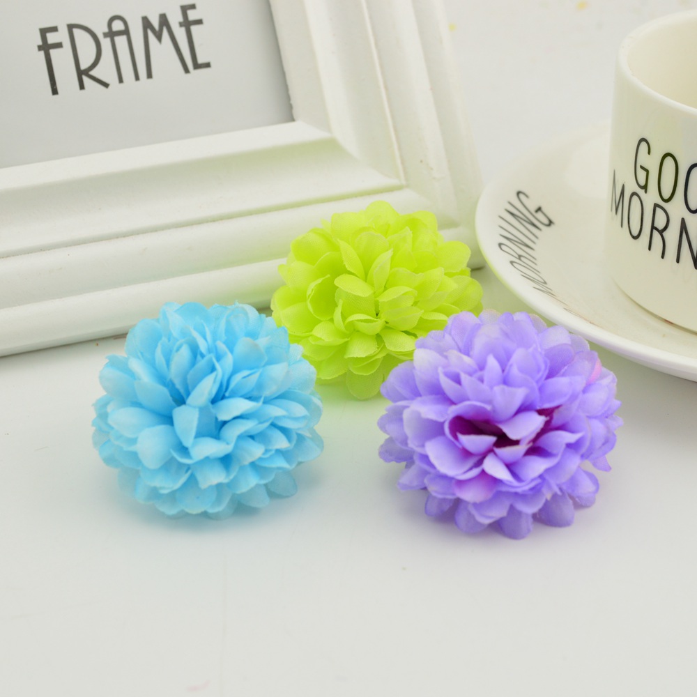 200PCS 5CM Zijde Chrysant Kuns - Christmas Wreath Fake recensie en prijs