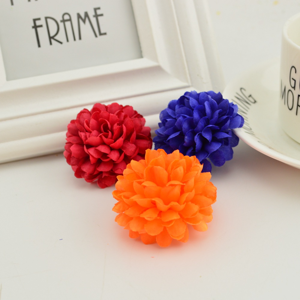 200PCS 5CM Zijde Chrysant Kuns - Christmas Wreath Fake recensie en prijs