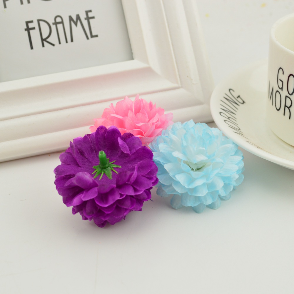 200PCS 5CM Zijde Chrysant Kuns - Christmas Wreath Fake recensie en prijs
