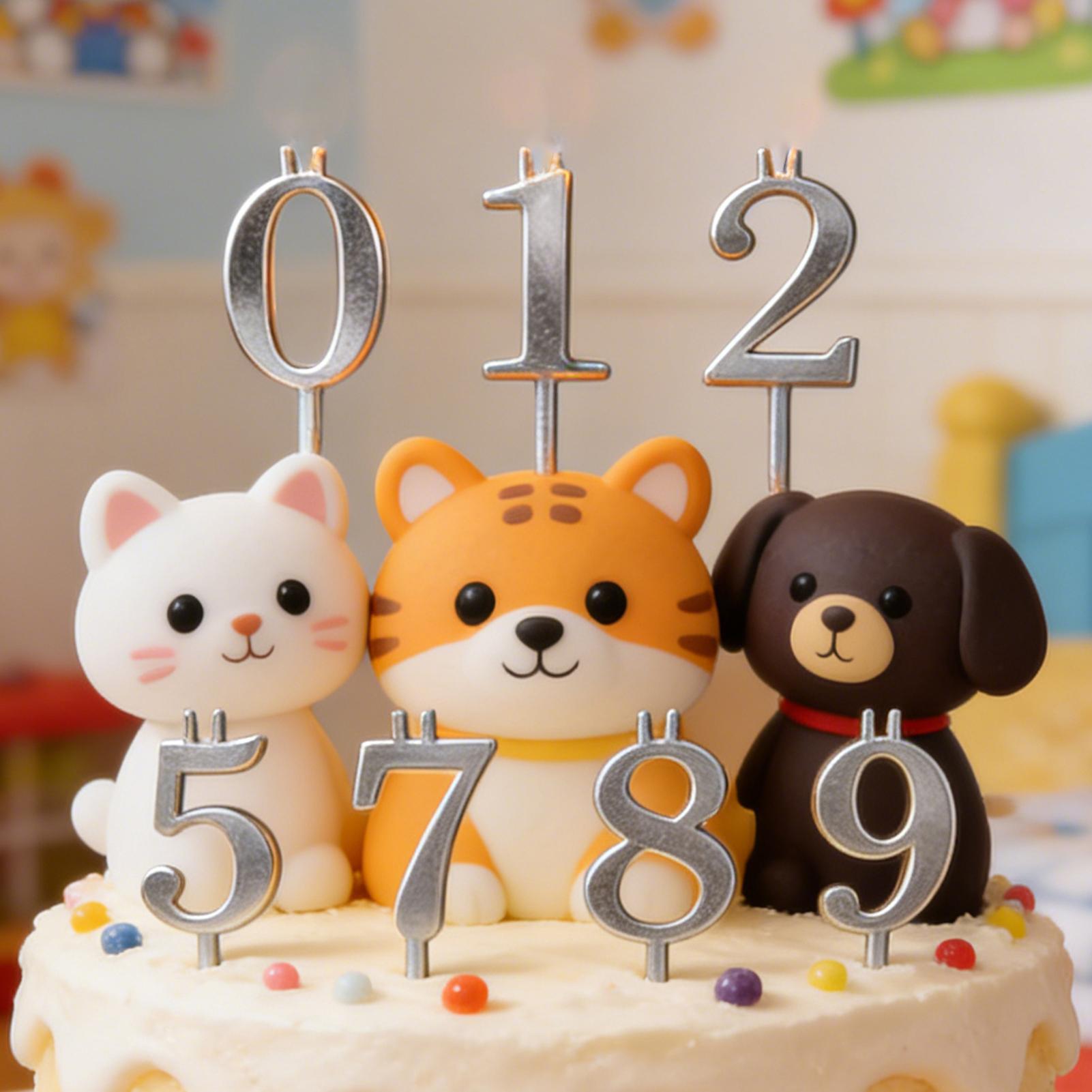 10 stuks 0-9 Nummer Cake Toppe - Holiday Candle Set recensie en prijs